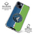 NBA Minnesota Timberwolves Canvas iPhone 15 Clear Case